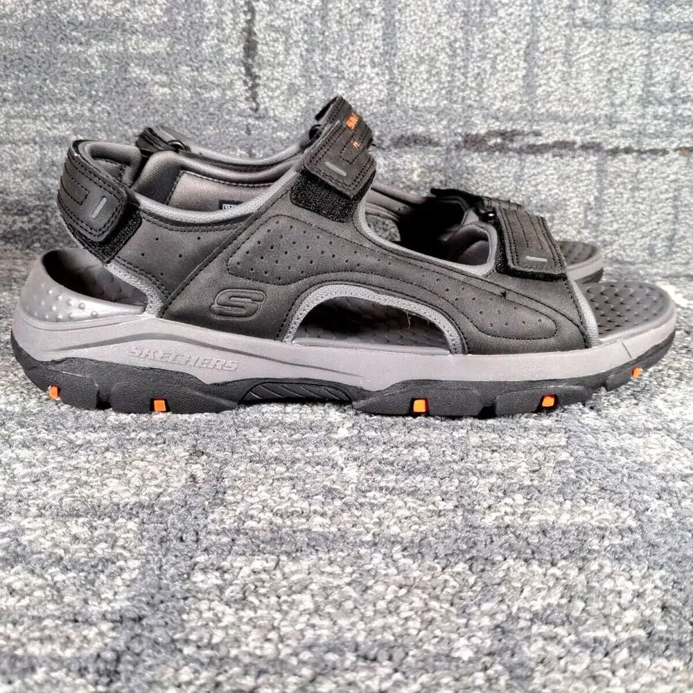 Skechers Tresmen Garo Outdoor Trail Hiking Sandals Shoes Comfort Gray Men Sz‎ 13